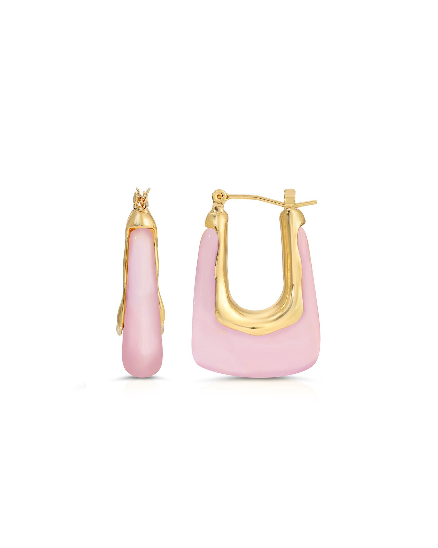 Nadia Hoops - Pink