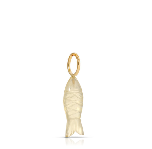 Catch of the Day Lemon Quartz Charm