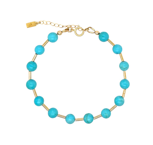 Gal Beaded Bracelet - Turquoise