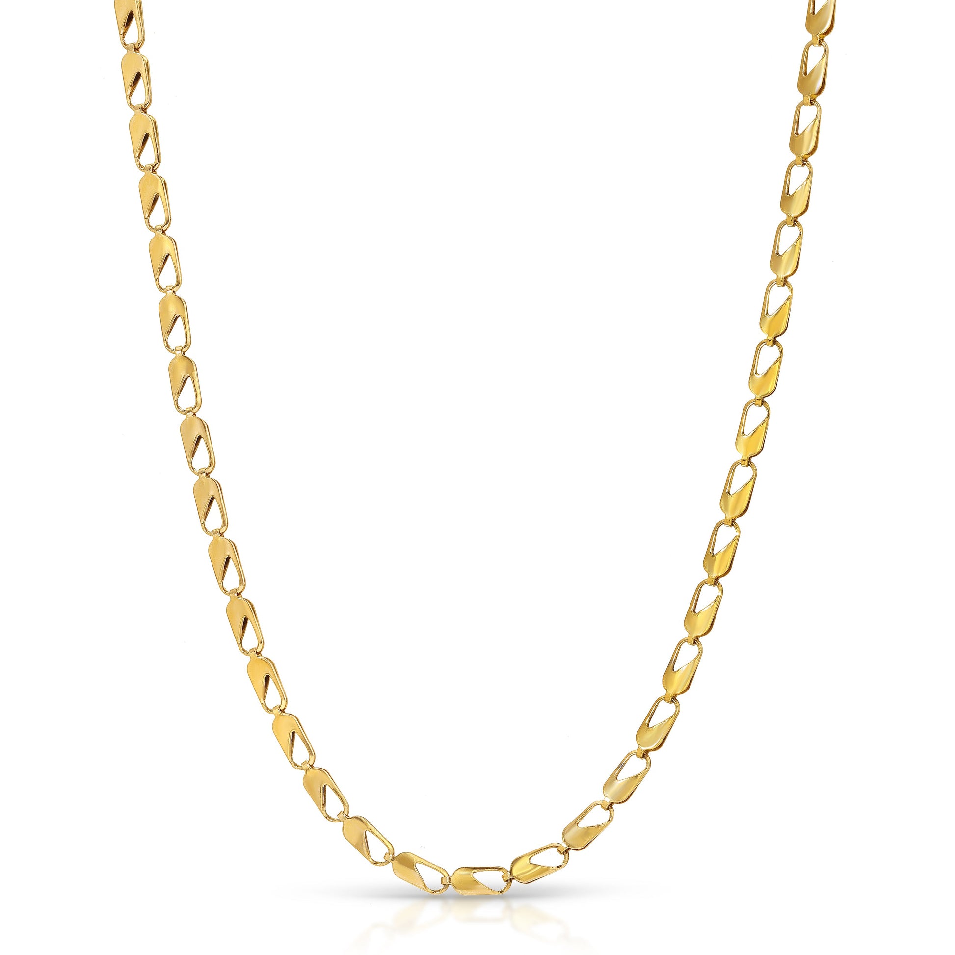 18k Gold Plated Mariner Style Dainty Chain