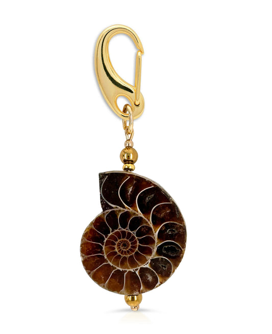 Ancient History Ammonite Bag Charm