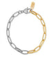 Zsa Zsa Chain Bracelet Mixed Metal