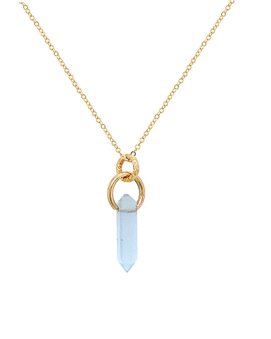 Namaste Necklace - Blue Calcite