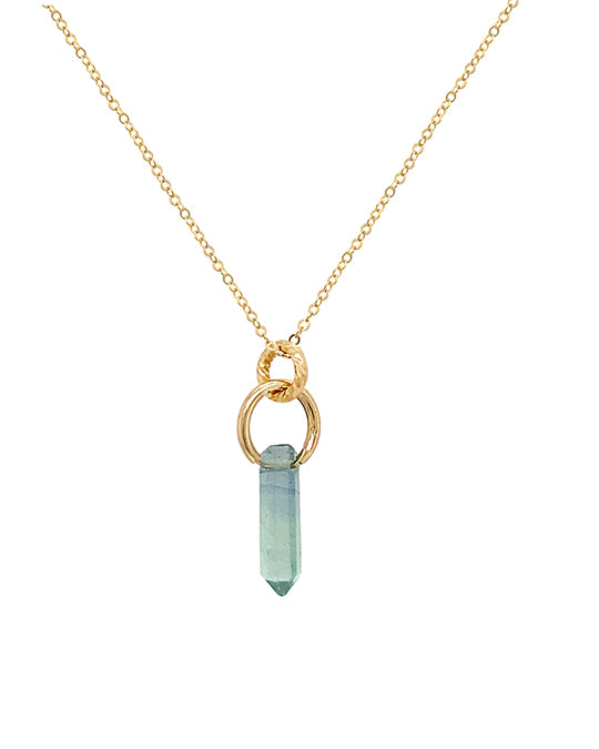 Namaste Necklace - Fluorite