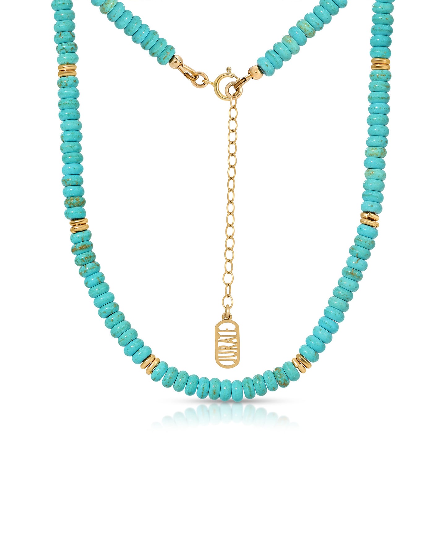 It's A Mood Beaded Necklace - Turquoise