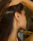 Nadia Clear Hoop Earrings